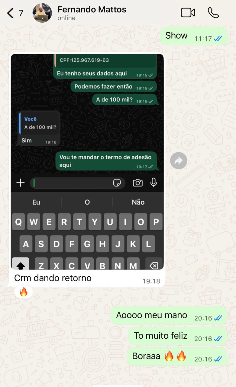 Fernando CRM 100 mil