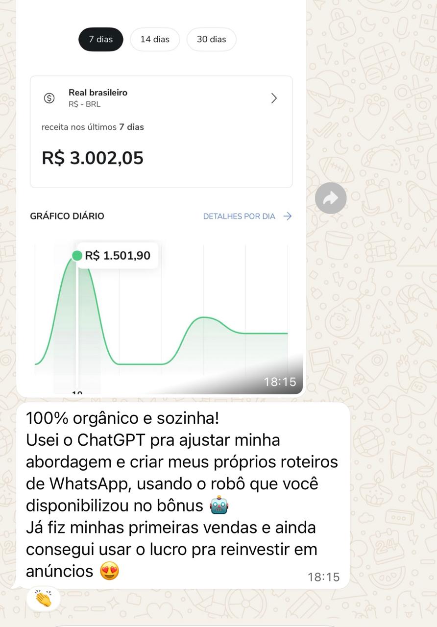 3 mil orgânico em 7 dias