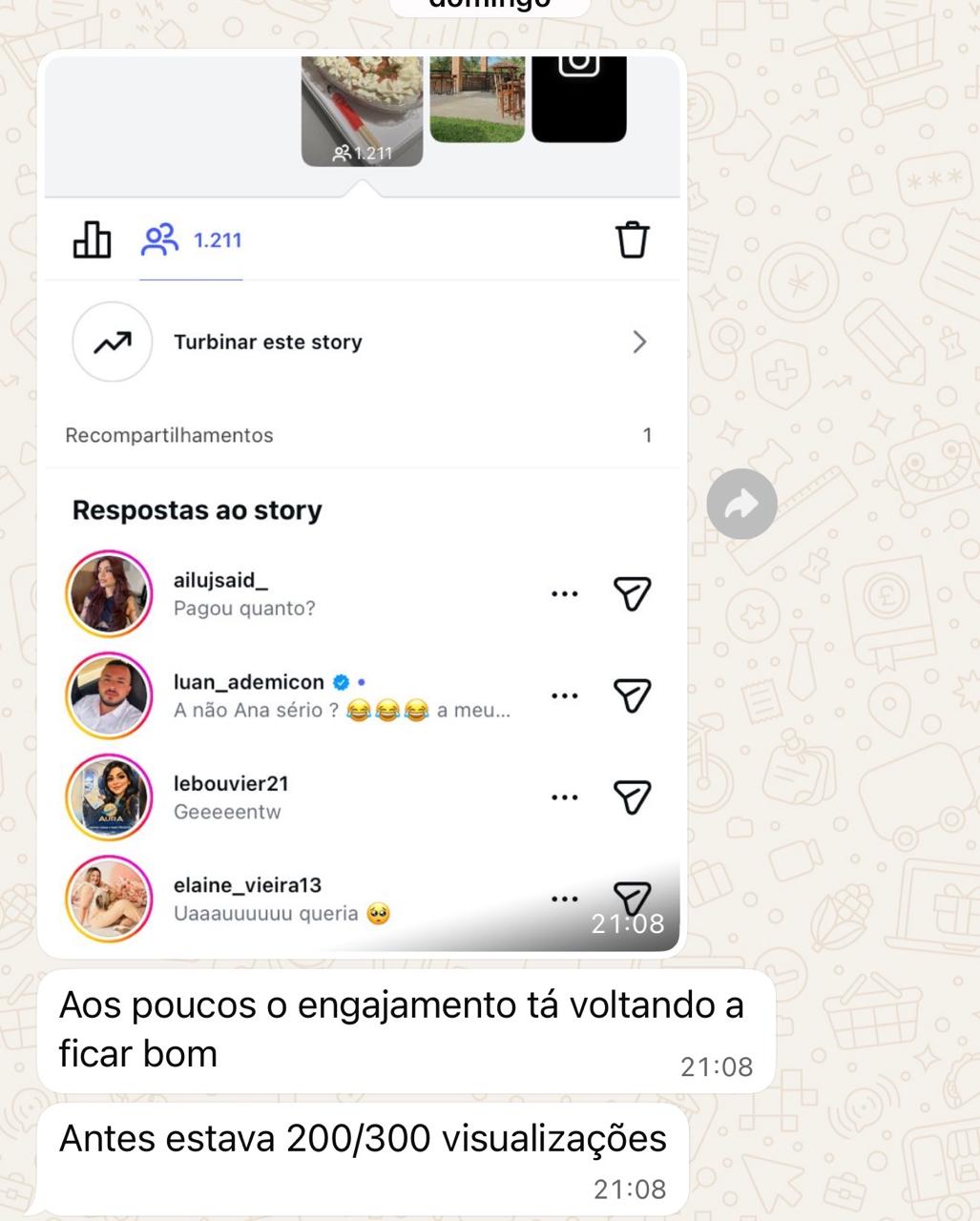 Ana engajamento voltou