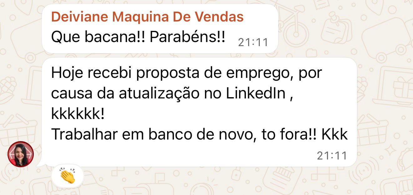 Deiviane proposta LinkedIn