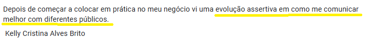 Kelly comunica melhor