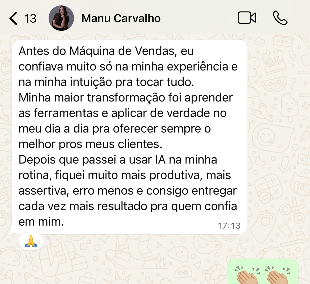 Manu mais produtiva