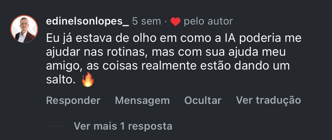 Edinelson rotina deu um salto