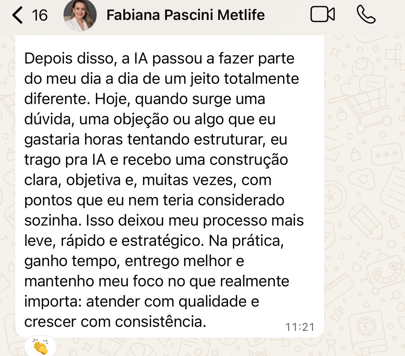 Fabiana Pascini IA acelerou