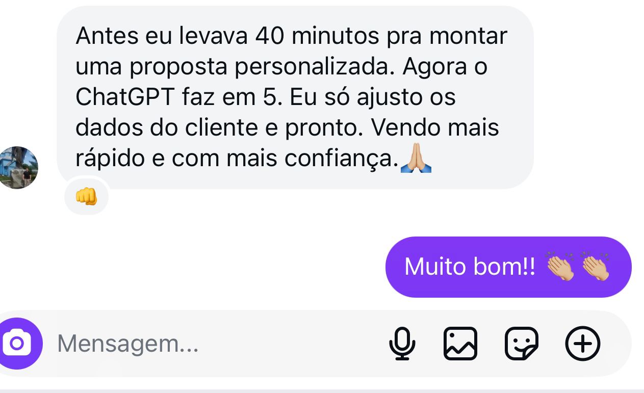 Proposta 40 min para 5 min