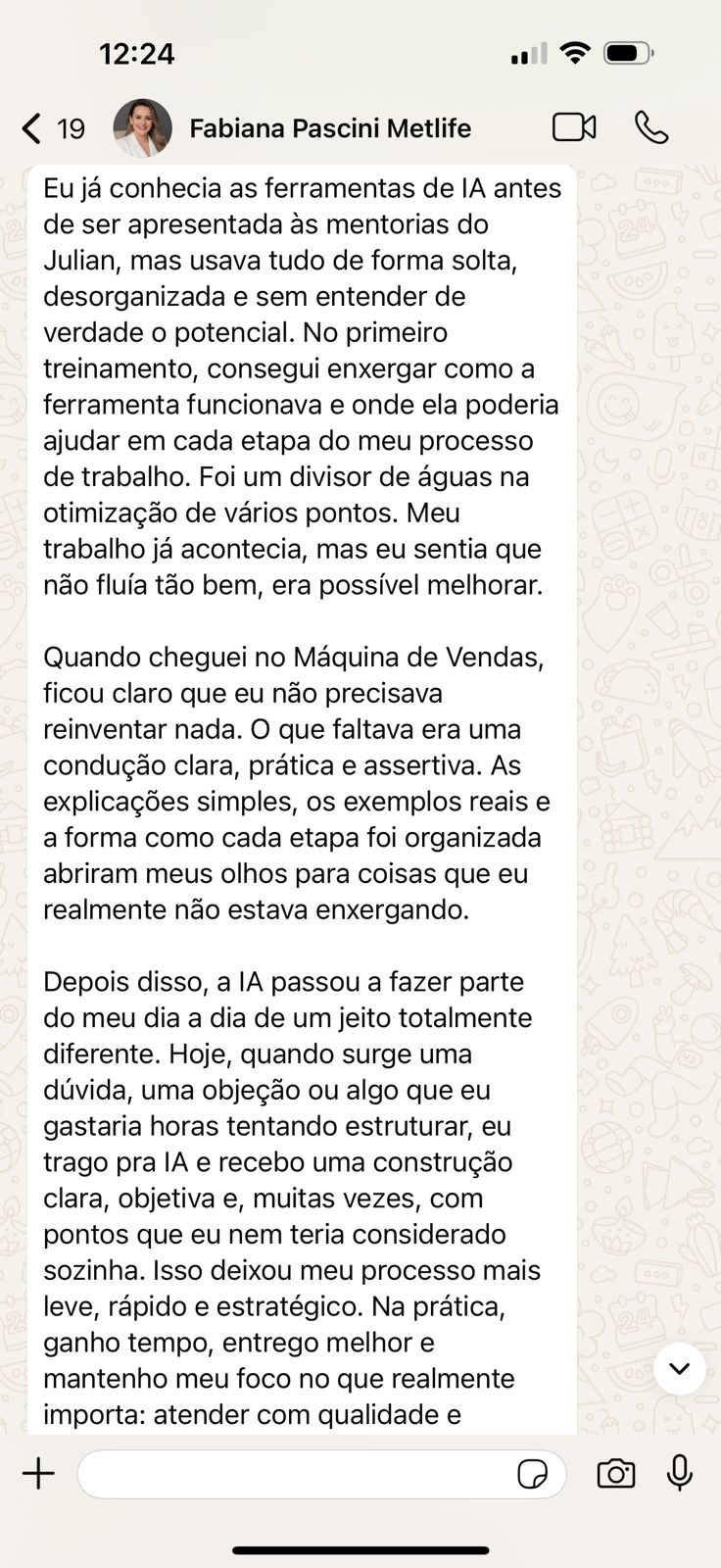 Fabiana Pascini IA dia a dia