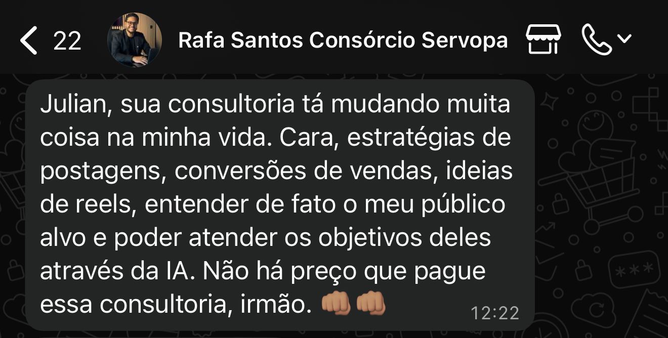 Rafa Santos consultoria mudou