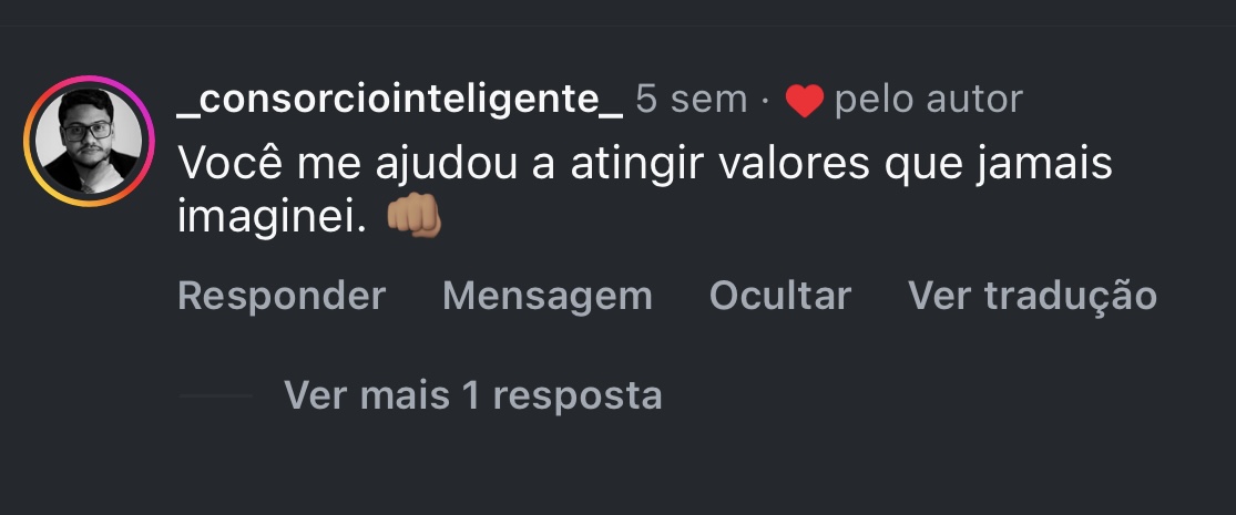 Atingiu valores que jamais imaginou