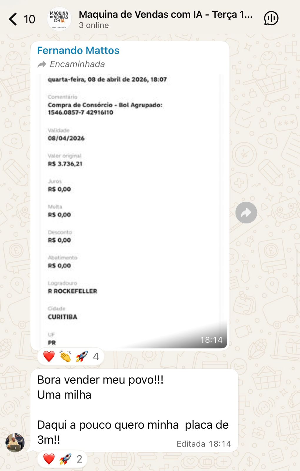 Fernando, de 300k para 2 milhões por mês